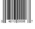 Barcode Image for UPC code 048113000067. Product Name: 