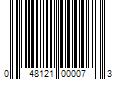 Barcode Image for UPC code 048121000073