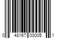 Barcode Image for UPC code 048167000051