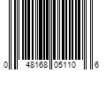 Barcode Image for UPC code 048168051106. Product Name: 