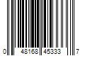 Barcode Image for UPC code 048168453337