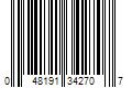 Barcode Image for UPC code 048191342707