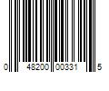 Barcode Image for UPC code 048200003315