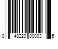 Barcode Image for UPC code 048220000035