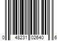 Barcode Image for UPC code 048231026406