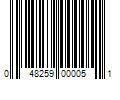 Barcode Image for UPC code 048259000051