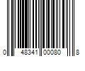 Barcode Image for UPC code 048341000808