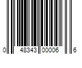 Barcode Image for UPC code 048343000066