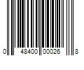 Barcode Image for UPC code 048400000268