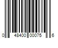 Barcode Image for UPC code 048400000756