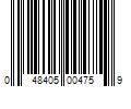 Barcode Image for UPC code 048405004759