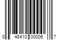 Barcode Image for UPC code 048410000067