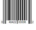 Barcode Image for UPC code 048422000062