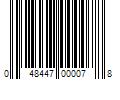 Barcode Image for UPC code 048447000078