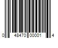 Barcode Image for UPC code 048470000014