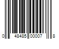 Barcode Image for UPC code 048485000078