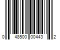 Barcode Image for UPC code 048500004432