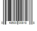 Barcode Image for UPC code 048500008188. Product Name: 