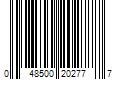 Barcode Image for UPC code 048500202777