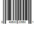 Barcode Image for UPC code 048500205501