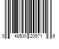 Barcode Image for UPC code 048500205716