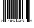 Barcode Image for UPC code 048500205730