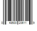 Barcode Image for UPC code 048500206119