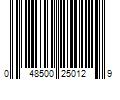 Barcode Image for UPC code 048500250129