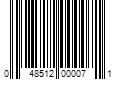 Barcode Image for UPC code 048512000071