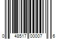 Barcode Image for UPC code 048517000076