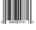 Barcode Image for UPC code 048526007813