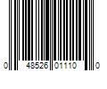 Barcode Image for UPC code 048526011100