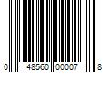 Barcode Image for UPC code 048560000078