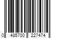 Barcode Image for UPC code 0485700227474