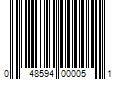 Barcode Image for UPC code 048594000051