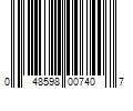 Barcode Image for UPC code 048598007407