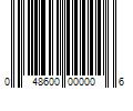 Barcode Image for UPC code 048600000006