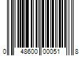 Barcode Image for UPC code 048600000518