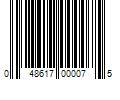 Barcode Image for UPC code 048617000075