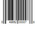 Barcode Image for UPC code 048652000078