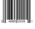 Barcode Image for UPC code 048655000051