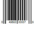 Barcode Image for UPC code 048683000078