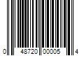 Barcode Image for UPC code 048720000054