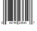 Barcode Image for UPC code 048745236407