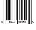 Barcode Image for UPC code 048745343105