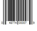 Barcode Image for UPC code 048774000079