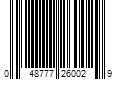 Barcode Image for UPC code 048777260029