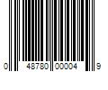 Barcode Image for UPC code 048780000049