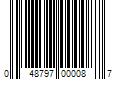 Barcode Image for UPC code 048797000087