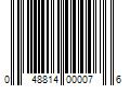 Barcode Image for UPC code 048814000076